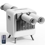 Disaenvir Tent Air Conditioner 3300BTU 110V, No Battery, White