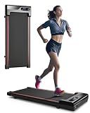 Walking Pad Treadmill for Home - Under Desk Treadmills Portable Mini Compact Walk Pads for Small Spaces Office Indoor Apartment Floor Flat Running Machine with Remote Quiet Lightweight