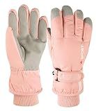 Eohak Kids Winter Snow Ski Gloves - Boys Girls Warm Gloves Breathable Waterproof Gloves Outdoor Sports Gloves for 5-10Y