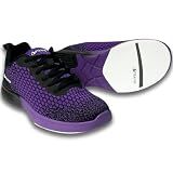 Pyramid Women's Path Lite Seamless Mesh Bowling Shoes - Black/Purple Size 8