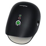 Medisana Hand Massager with Heat and Compression, Cordless Hand Massager for Arthritis and Carpal Tunnel Relief, Knuckle Stretching Massage, Birthday Christmas White Elephant Gifts for Adults-Black