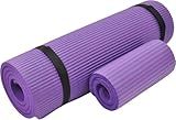 Elevon 1/2-Inch Extra Thick Yoga Mat with Knee Pad, High Density Non-Slip Exercise Mat for Pilates, Stretching & Workouts, Includes Carrying Strap, Multiple Colors