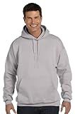 Hanes Men's Ultimate Cotton Heavyweight Pullover Hoodie Sweatshirt, Light Steel, X-Large