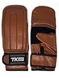 TK Boxing Gladiators - Bag Mitt Gloves (Brown, L)