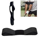 MENGYUEXUAN Golf Grip Trainer with Swing Correction Strap, 2-in-1 Training Aid for Arms Synchronization & Muscle Memory, Golf Practice Tool for Posture and Grip Alignment for Men & Women