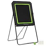 ZivPlay Lacrosse Rebounder for Backyard Lacrosse Bounce Back Rebounder 8 x 3.5 ft Lax Rebounder for Lacrosse Practice with Adjustable Rebound Angles Includes Ball