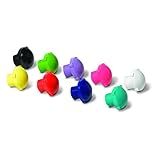 Sure-Grip Fomac Dance Plugs - Suitable for Jam Skating - Versatile Toe Stop Replacements for Enhanced Skating Performance - Durable & Stylish, Comes in Variety of Colors - A Pack of 2 (5/8", Black)