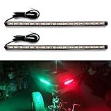 Botepon Navigation Lights for Boats led, Adhesive Install Red and Green Bow and Deck Lights for Night Fishing, IP67 Waterproot for for Pontoon, Bass, Dinghy, Kayak Jon Boat