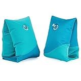 Swimways Soft Swimmies Toddler Floaties, Learn-to-Swim Inflatable Pool Floats & Arm Floaties, Swimming Pool Accessories for Kids Aged 3-5, Blue