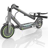 Roinside Scooter for Kids- 8.5" Solid Tires/350W Motor, 19 MPH Digital Display, up to 12 Miles Long-Range Commuting Folding E-Scooter with Dual Braking System, App