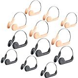 Fiada 12 Pieces Swimming Nose Plug Metal Swim Nose Clip for Adult Training Swimming Beginners