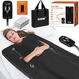 X-Vcak Sauna Blanket, Sauna, Portable Sauna for Home, 86-158℉, 20-60 Minutes Timer, 6 ft x 2.62 ft