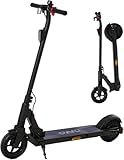 Electric Scooter for Big Kids/Teens - 250W Motor, 15.5 mph Top Speed, Rear Foot Brake, Folding E-Scooter for Riders up to 220 lbs, UL-2272 Certified, Black