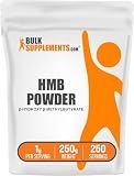 BulkSupplements.com HMB Powder - Beta-Hydroxy Beta-Methylbutyrate, Calcium HMB Supplement - Gluten Free - 1g per Serving, 250g (8.8 oz) (Pack of 1)