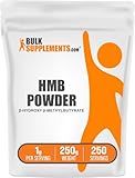 BulkSupplements.com HMB Powder - Beta-Hydroxy Beta-Methylbutyrate, Calcium HMB Supplement - Gluten Free - 1g per Serving, 250g (8.8 oz) (Pack of 1)