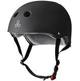Triple Eight Certified Sweatsaver Helmet for Skateboarding, BMX, Roller Derby, Roller Skating, Inline Skating, Scooter and Bike