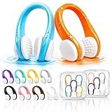 Swimming Nose Clip - 10 Packs Silicone Swim Nose Plugs for Kids (Age 7+) and Adults,Waterproof Pool Nose Plugs for Diving Swimming and Other Water Sports with Storage Box,Multi-Color