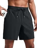 CRZ YOGA Linerless Workout Shorts 7'' Black Large