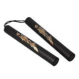 Jandays Nunchucks Nunchakus-Foam Safe Rubber Nunchakus