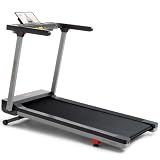 Sunny Health & Fitness Smart Fully-Assembled Treadmill with One-Click Fold/Release, 15% Auto Incline and 20" Wide Running Belt, Quiet Brushless Technology, Free SunnyFit App Connection - SF-T723030