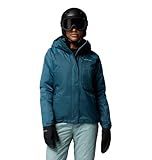 Columbia Womens Snowy Summit Insulated Jacket, Everblue Dobby, X-Small