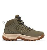 Columbia Womens Transverse Waterproof Hiking Boot, Stone Green/Raw Honey, 7.5