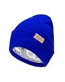 Curly Girl Women's Satin Lined Knit Winter Hat Beanie for Curls, Women's Winter Hats, Cuffed Beanie, Curls, Curly Hair Girls Royal Blue