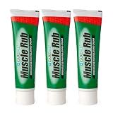 CareAll Muscle Rub Non-Greasy Cream 3.0 oz. (3 Pack) Ultra Strength. Relief from Minor Aches and Pains in Muscles and Joints. 10% Menthol & 15% Methyl Salicylate