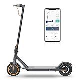Electric Scooter for Adults, 8.5" Solid Tire, 350W Motor, 280Wh Capacity Battery, 19 Miles Long Range, Max 19 Mph Folding E-Scooter with Dual Brakes & Smart APP