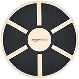 Amazon Basics Wood Wobble Balance Trainer Board, Black