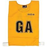 mitre Netball Pro Training Bibs - Yellow - Medium