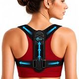 Posture Corrector for Women and Men - Back Brace for Rounded Shoulders & Upper Back Support - Breathable Shoulder Brace for Computer Work&Desk Job,Invisible Under Clothes, Medium(Chest Size 32-45")