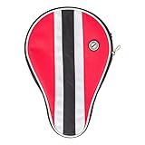 STIGA Table Tennis Racket Cover - Protects 1-2 Ping Pong Paddles, Red