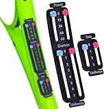 Uniharpa Portable Tennis Racket and Padel Scorekeeper, Easily Mounted Small Score Board to Keep Score of Points, Games, and Sets, Lightweight Mini Score Keeper, 1.9g