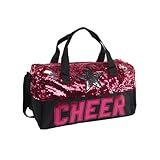 Danz N Motion B20526 Big Kid Pink Sequin Cheer Duffel Bag