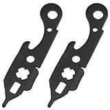 AYLIFU 2 PCS Dart Wrench Tools Dart Tip Removal Tools for Loading and Unloading Aluminum Dart Rod Dart Head (Black)