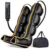 Yopast Air Compression Leg Massager, Professional Sequential Foot & Full Leg Massager for Circulation and Pain Relief, Fast Recovery Compression Boots for Athletes, Gifts for Men Women