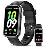 TIMU Fitness Tracker, Fitness Watch with 24/7 Heart Rate Monitor/Sleep Tracker, 20+ Sports Modes Step Calorie Counter Pedometer, IP68 Waterproof Activity Trackers and Smartwatches Android/iOS