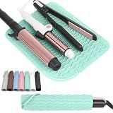 WRORUNER Larger Size Silicone Heat Resistant Mat for Hair Tools(12" x 9")