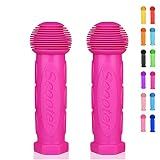 OTFAITP Scooter Grip Handlebar 1 Pair Bicycle Grip Fit for 2-3-4 Wheels Kid Kick Scooters,Children Bike,Drifting Scooter,Swing Scooter,Rose Red