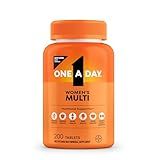 One A Day Multivitamin for Women- Daily Vitamins for Woman with Biotin, Calcium, Folic Acid, Iron & Zinc, Complete Women’s Vitamins, 200 Ct (Packaging May Vary)