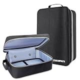 CHAMPKEY Premium Soft Padded Golf Shoe Bag | 300D Polyester Oxford Fabric with 210D Liner Sport Shoe Bag
