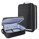 CHAMPKEY Premium Soft Padded Golf Shoe Bag | 300D Polyester Oxford Fabric with 210D Liner Sport Shoe Bag