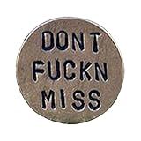 Jinshining Gold Adult Humor Novelty Golf Ball Markers Funny Golf Ball Marker for Men with Funny Words Unique Golf Gag Gifts for Men or Women Golfers On-Course Accessories
