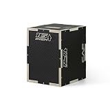 CAP 3-in-1 Plyometric Jump Box, Non-Slip, 16 x 14 x 12 in