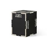 CAP Barbell 3-in-1 Rubber Textured Plyometric Box 16in x 14in x 12in
