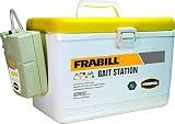 Frabill Bait Box with Aerator | Live Bait Storage Cooler with Portable Aerator | 8-Quart Capacity