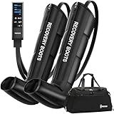 YINGGG Air Leg Massager with Compression: Professional Full Compression Boots with Adjustable 9 Intensities, Leg Massager for Circulation and Fatigue Relief for Post-Workout(Medium)