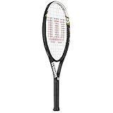 Wilson Hyper Hammer 5.3 Strung Tennis Racket (Black/White, 4 1/4)