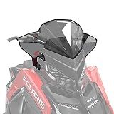 Polaris Snowmobile Mid Windshield, Smoke - 2884934